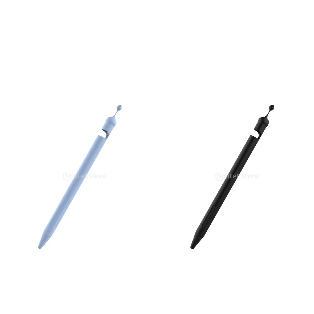 Мягкий чехол с чехлом 2 шт. силиконовый прочный подставка для Apple Pencil 1 го