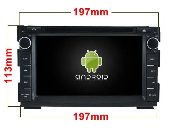 AVGOTOP Android 10 автомобильный DVD плеер для KIA CEED VENGA GPS Bluetooth головное устройство Navi