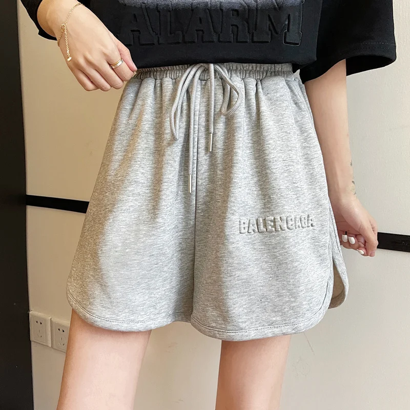 

Women's Shorts Female Summer Institute Of Thin Section Loose Ins Tide Wind Joker Straight Little Tall Waist wide-legged Pants