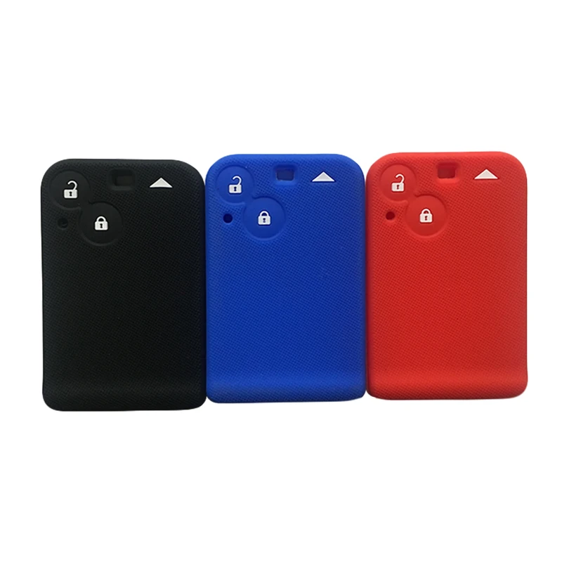 Новый чехол для ключа из силикагеля с 2 кнопками Renault Laguna Espace 4 Megane 2001 2006 Velsatis