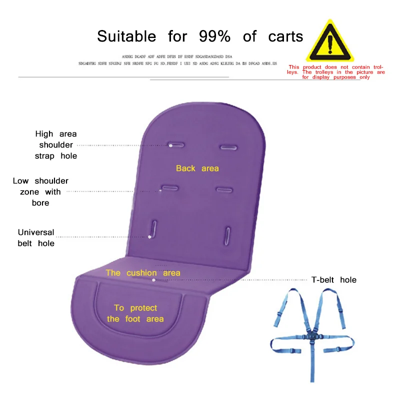 

Soft Baby Stroller Seat Cushion Pad Pushchair Car Cart High Chair Seat Mats Stroller Mattress Baby Stroller Accessories Newborn