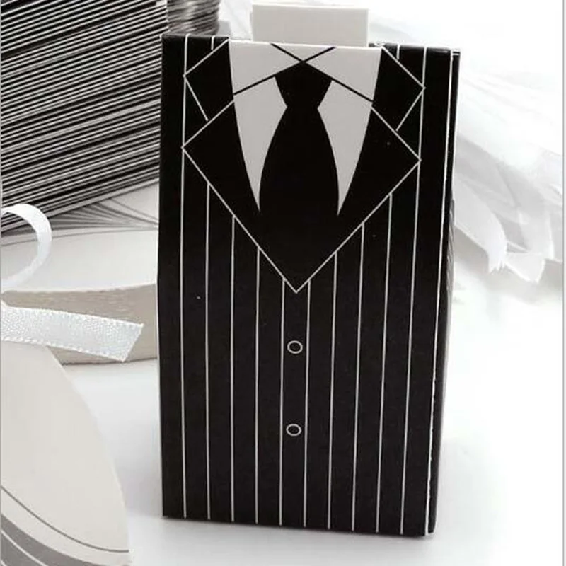 Groom 4 10 шт./лот, свадебные платья жениха и невесты, коробка для конфет, подарочные сумки, коробки для подарков, свадебная бонбоньерка, сделай сам, вечерние украшения для мероприятий - Цвет: Groom 4
