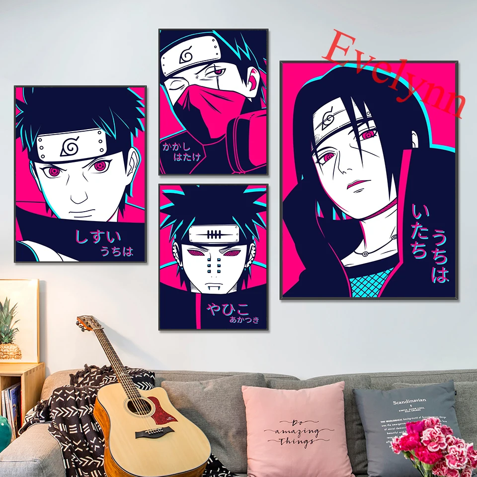 

Japanese Anime Naruto Itachi Uchiha Poster And Prints Wall Art Canvas Picture Home Decor Pictures Modern Living Room Cuadros
