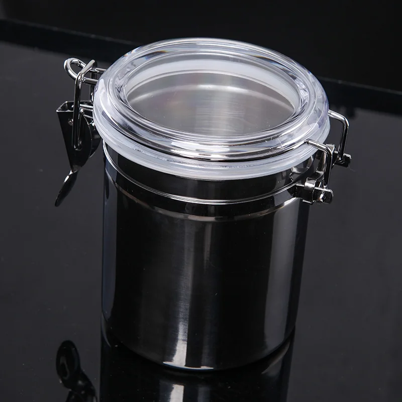 Модная Серебристая трубка из нержавеющей стали табачная коробка банка для