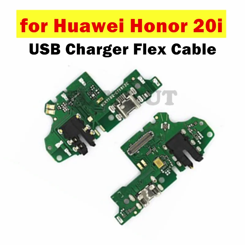 Кабель для подключения зарядного устройства и наушников Huawei Honor 20i.