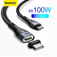 baseus 100w usb c to usb type c cable for xiaomi redmi note 8 pro quick charge 4 0 pd fast charging for macbook pro charge cable