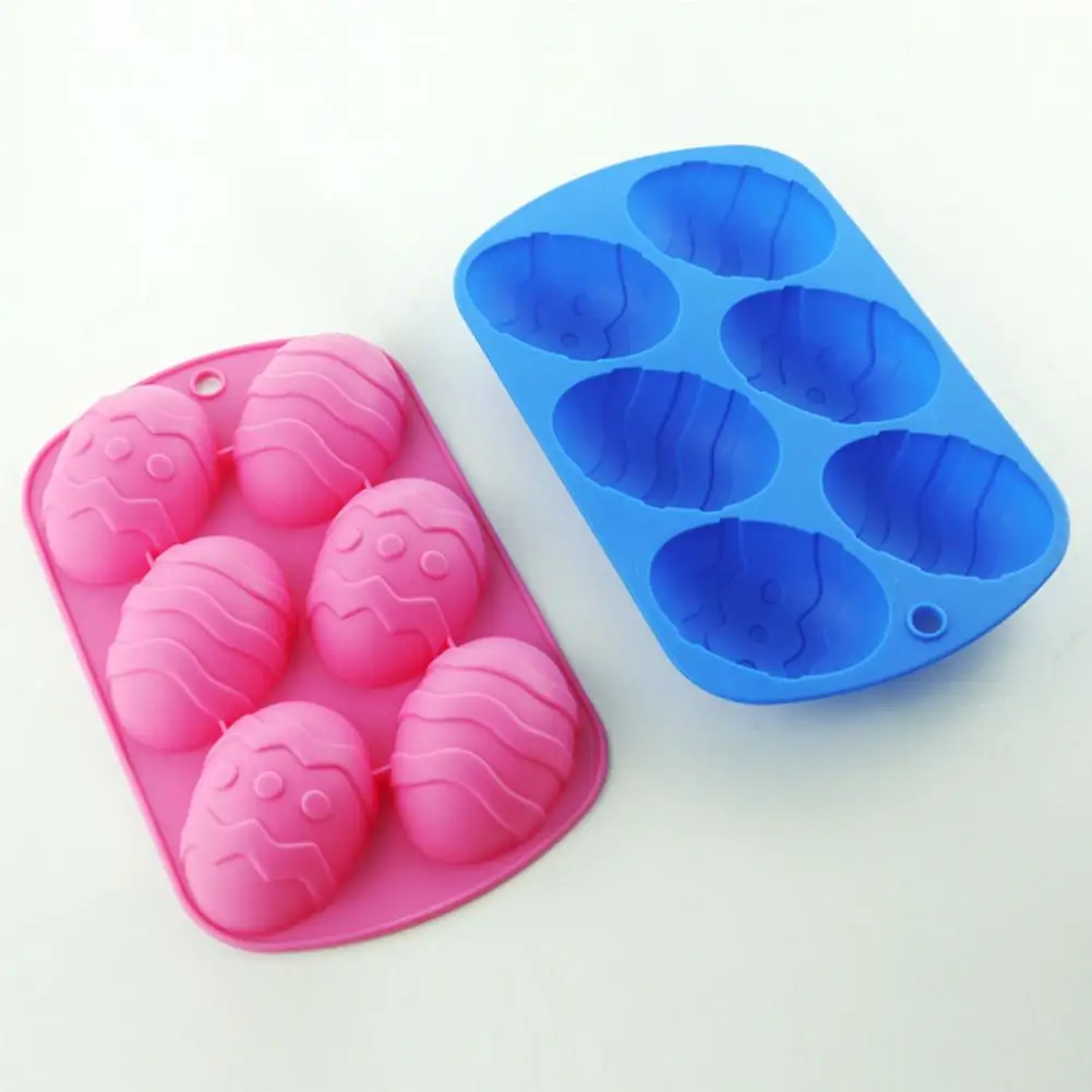 

Cake Mold Easter Egg Shape Non-slip Silicone Fondant Chocolate Candy Dessert Mould for Bakery Kitchen Baking Tool Supplies
