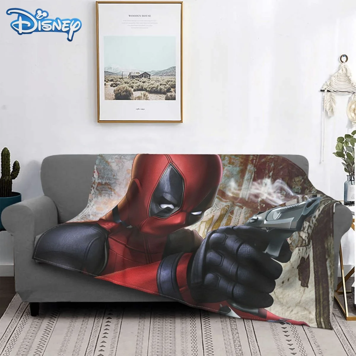 

Disney Marvrl The Avengers Blankets Spider-Man Plush Warm flannel Winter Blanket Bedspread on the bed Plaid Sofa Bed Cover plaid
