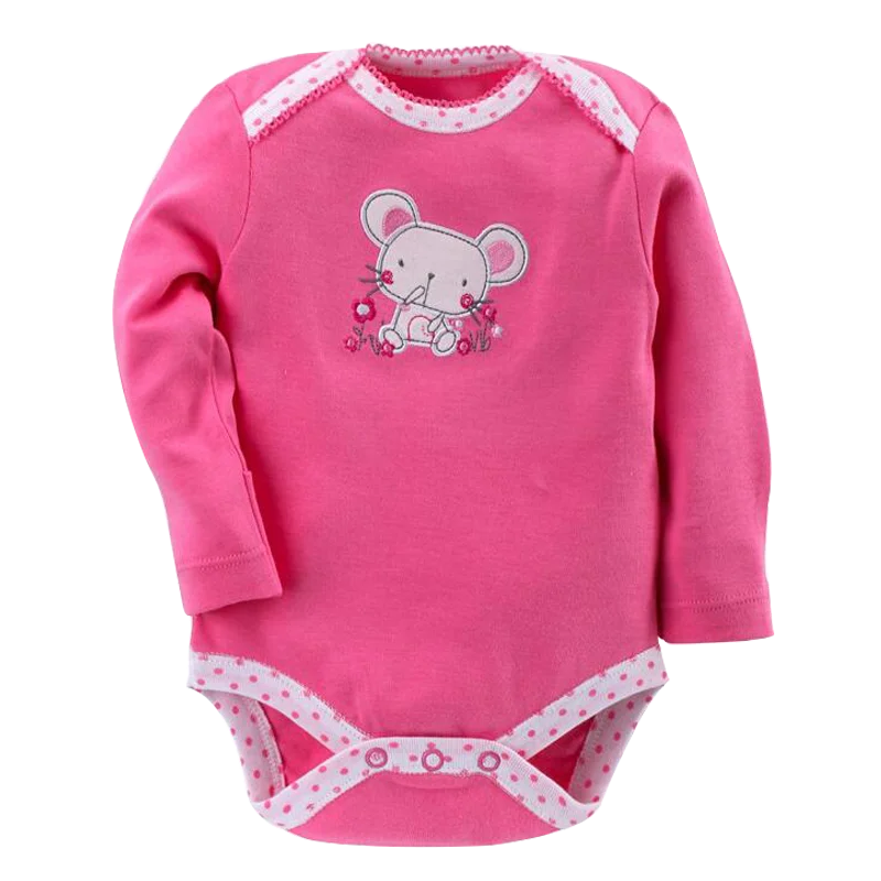 Комбинезон детский хлопковый с длинным рукавом на возраст 0-18 месяцев 2021 | Мать и