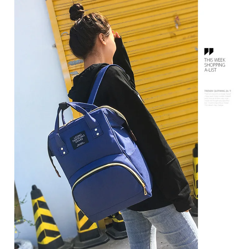 Большой Ёмкость Мумия Материнство сумка для переноски подгузников на открытом