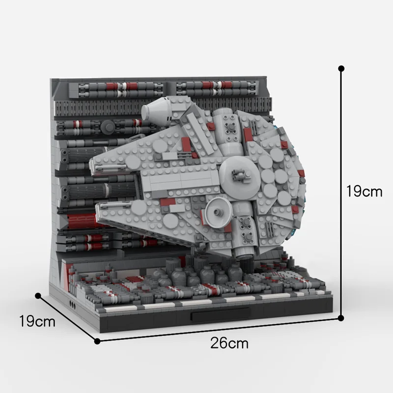 

Star Space Wars Diy Episode VI Millenniumm Display Creative Building Blocks Bricks Collection Star Series Wars Toys Gifts Kids