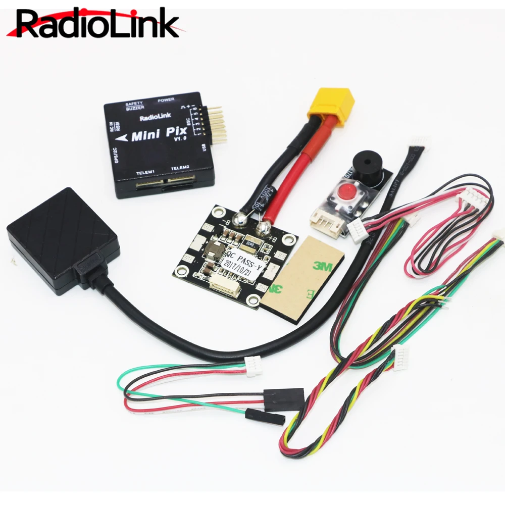 

Radiolink Mini PIX and Mini M8N GPS Flight Control Vibration Damping by Software Atitude Hold for RC Racer Drone Quadcopter