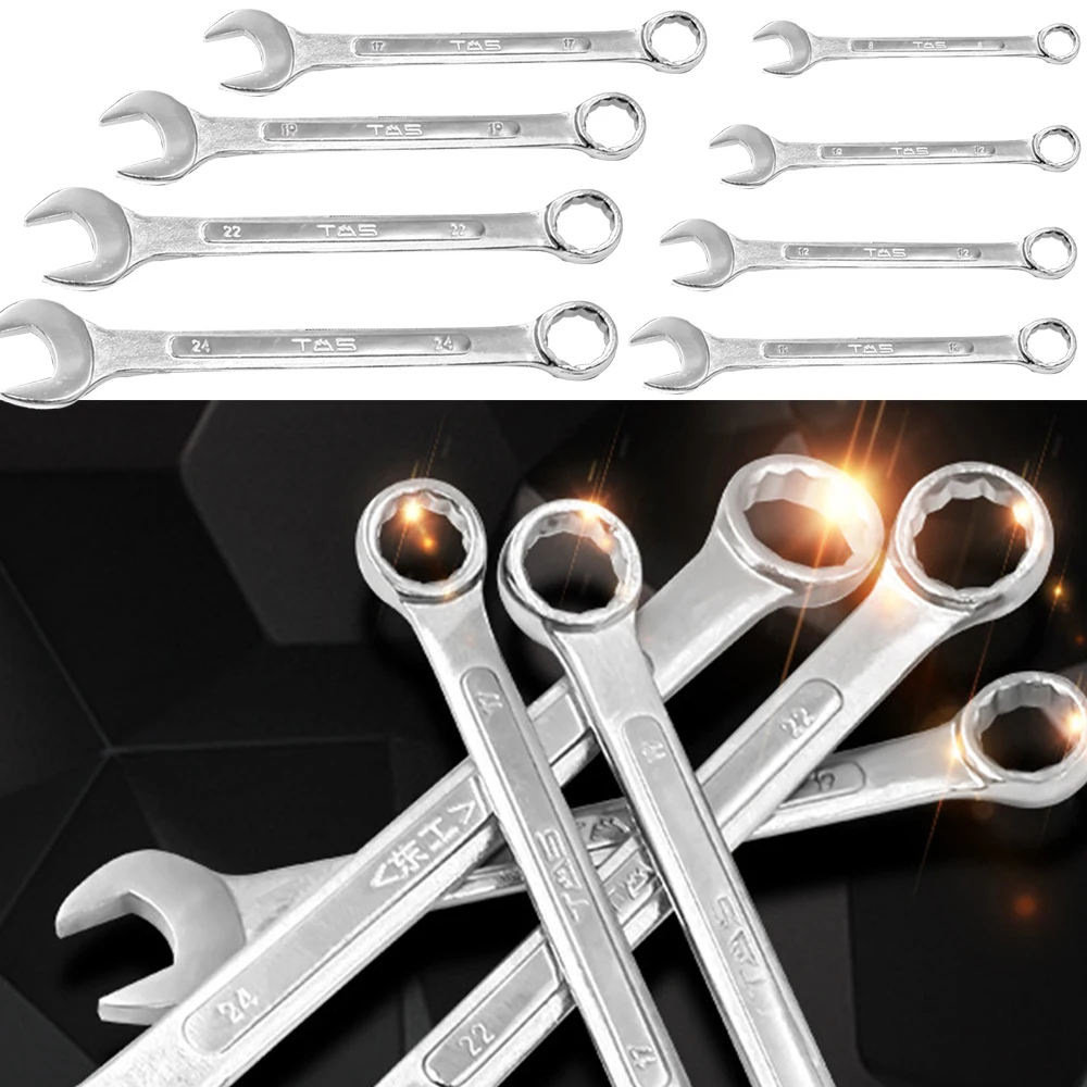 Набор инструментов для гаечного ключа 8 24 мм набор хромированных гаечных ключей с