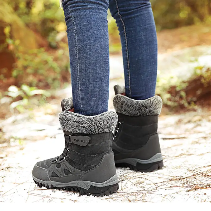 Женские ботинки женская зимняя обувь на толстой подошве теплые зимние из бархата