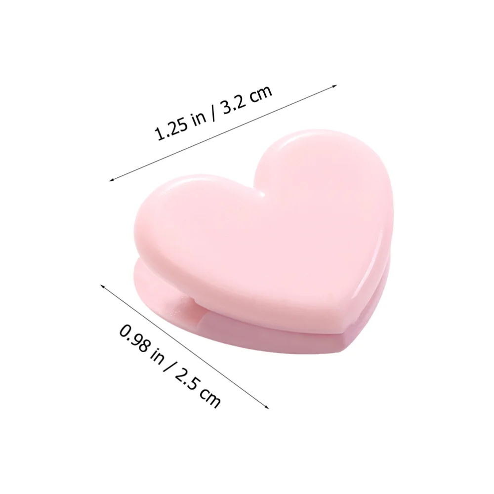 

20pcs Heart Shape Clips Photo Clips Multifunctional Clips )