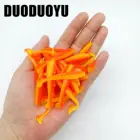DUODUOYU 100 шт.лот мягкие рыболовные приманки 55 мм63 мм70 мм90 мм120 мм воблеры для карпа Мягкие силиконовые искусственные двухцветные приманки