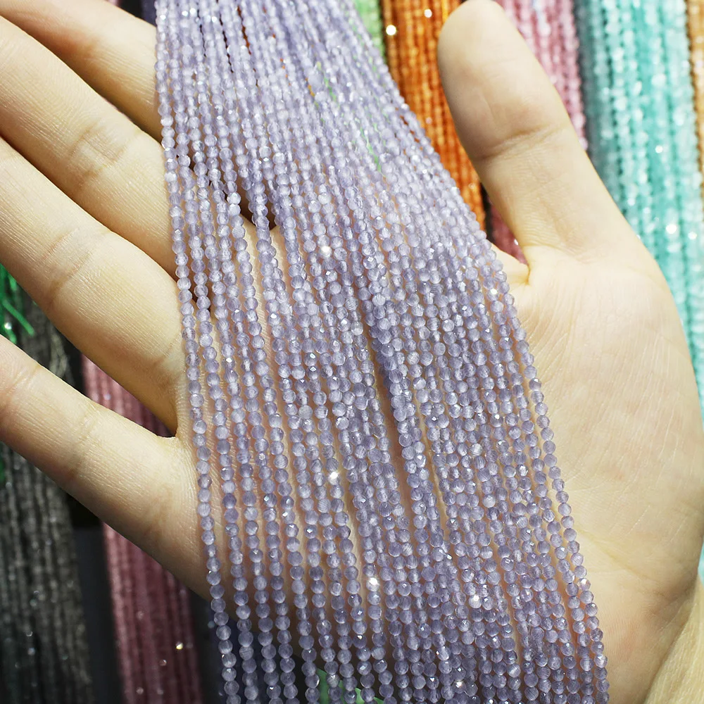 Бусины из натурального камня кошачий глаз 2 3 м|Бусины| |