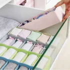 Пластиковый Органайзер с 5 ячейками, 1 шт., коробка для хранения, ящик для галстуков, бюстгальтеров, носков, косметический разделитель, высококачественный Очищающий контейнер, органайзеры, Новинка