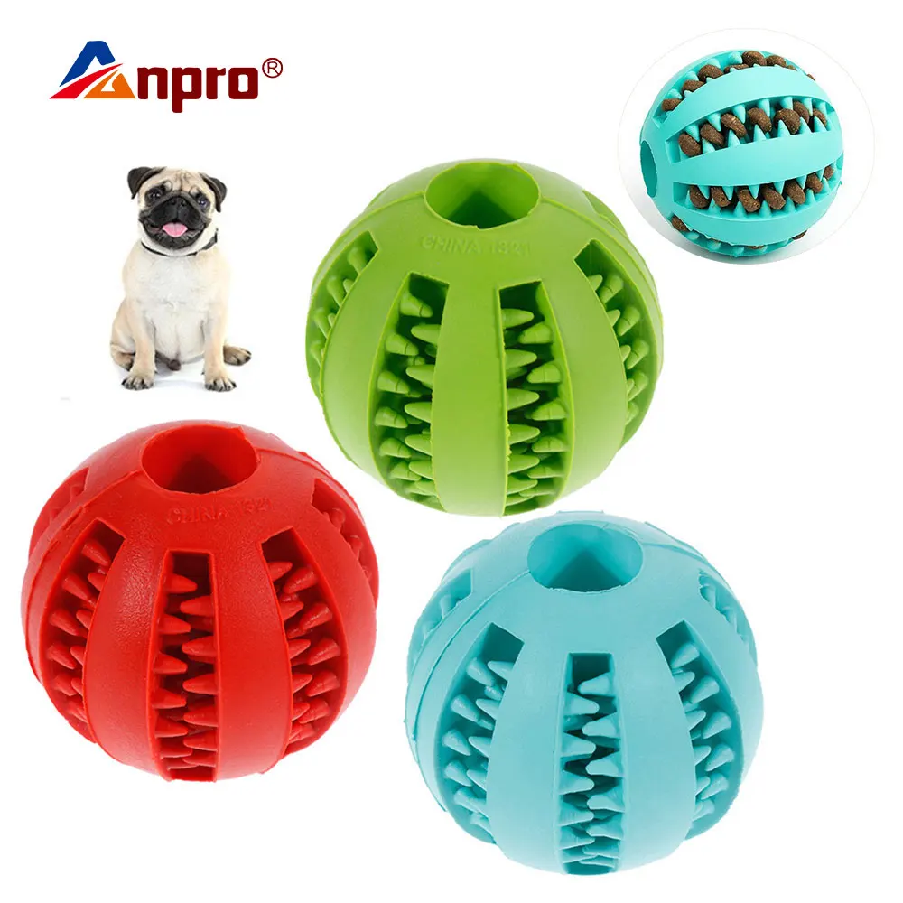 Anpro 5 см растягивающийся мячик из натурального каучука для питомца кота собаки