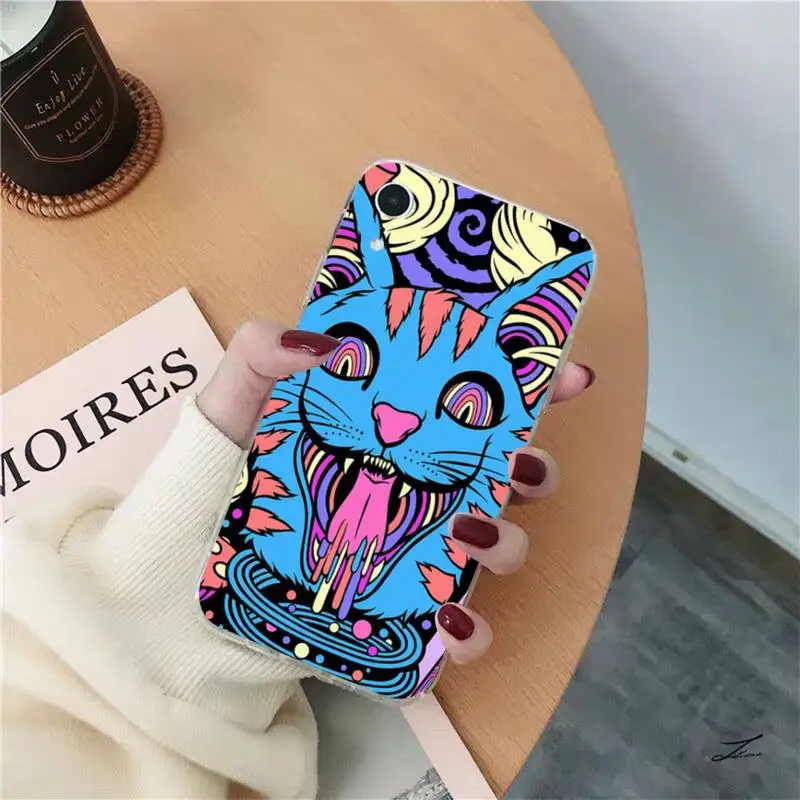 MaiYaCa Colourful Psychedelic Trippy Art Soft Phone Case Capa For iphone 12pro max 11 pro XS MAX 8 7 6 6S Plus X 5S SE 2020 XR
