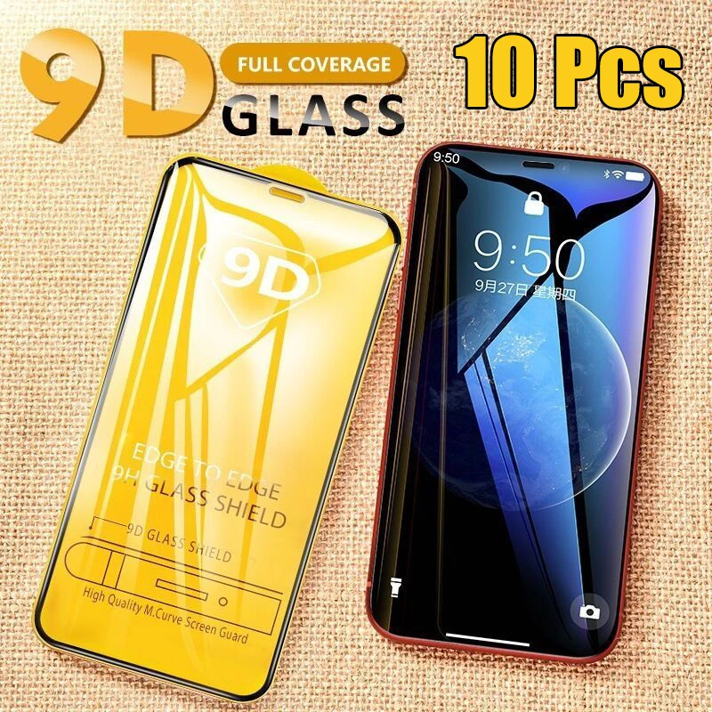 Закаленное стекло 9D для Samsung Galaxy Note 20 10 S10 Lite A10 A20 A30 A40 A50 A60 A70 A80 A90 шт. | Мобильные