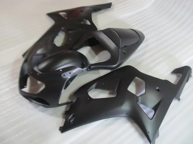 Комплект обтекателей под заказ для GSXR600 750 01 02 03 GSXR 600 GSXR750 2001 2002 2003 ABS Матовый черный
