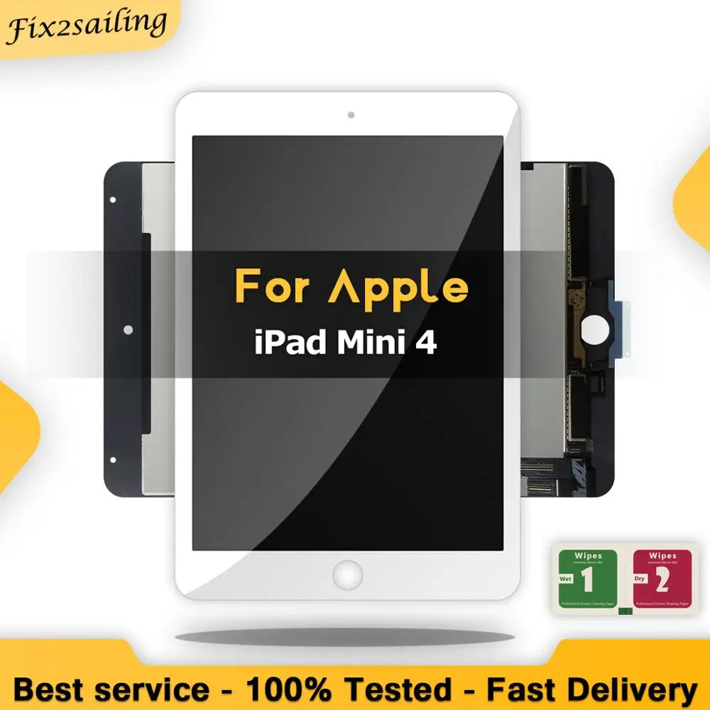Новый ЖК дисплей для iPad Mini 4 A1538 A1550 OEM сенсорная панель в сборе сменный дигитайзер