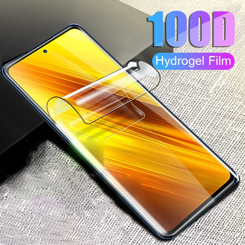 

Poco X3 Pro NFC M3 Poco M 3 X 3 Screen Protector Hydrogel Film Protective Flim Soft Tempered Glass For Xiaomi Poco X3 Pro X 3 m3