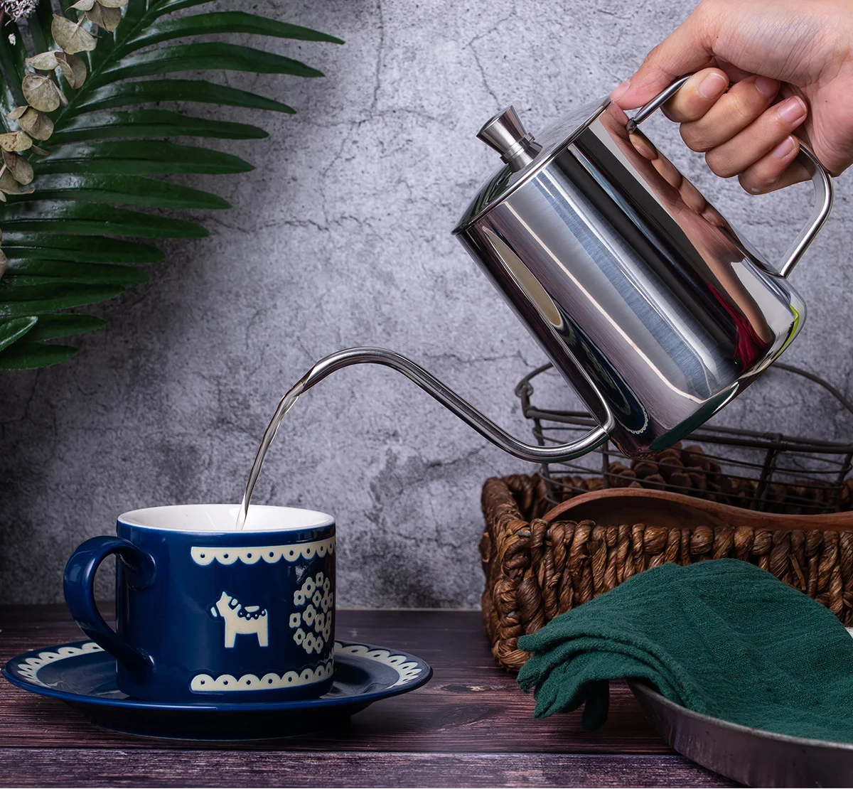 Wingjip кофейник с длинным узким носиком наполнитель для кофе горшок гусиная шея