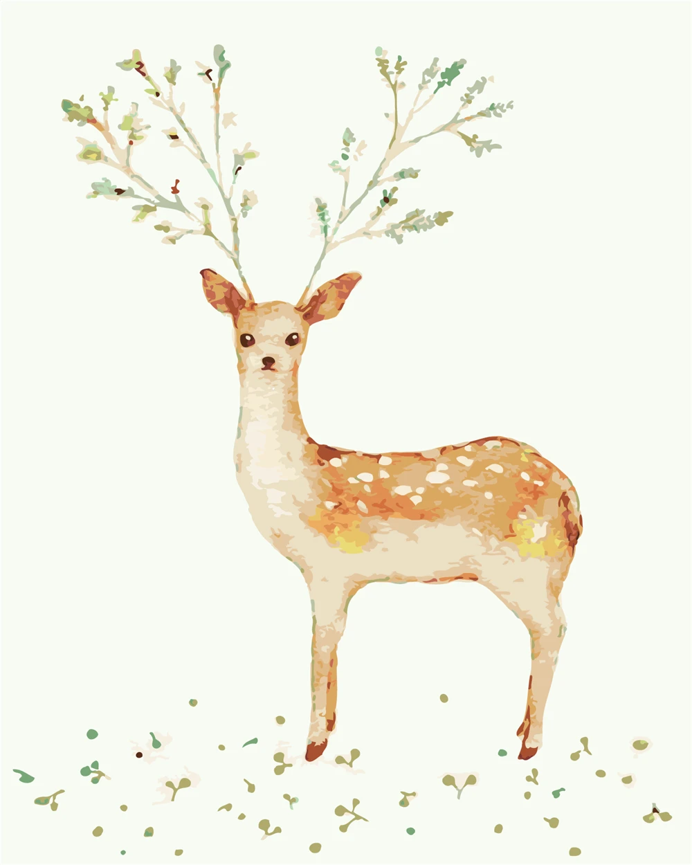 

Bliss True 40x50cm Diy Oil Painting By Numbers Animal Picture By Numbers On Canvas Flower Home Decor Unique Gift