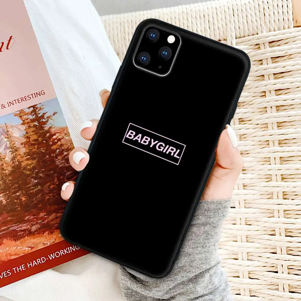 

Brand Babygirl Telephone Cover Case For Iphone 11 12 Pro Max 5s 6s 7 8 Plus X Xr Xs Max Se 2020 Case