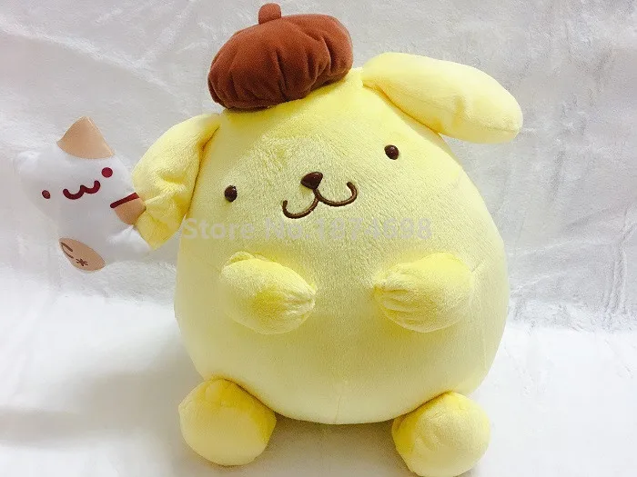Новая Милая мультяшная собака PomPomPurin с друзьями кошка большой плюшевый 32 см