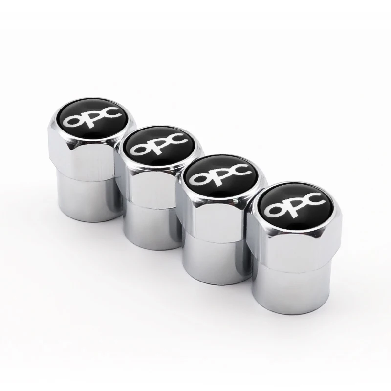 

4Pcs OPC car tire valve cap personalized decorative valve cap for Opel- ASTRA Corsa Insignia Ampera Mokka Antara Zafira Vivaro
