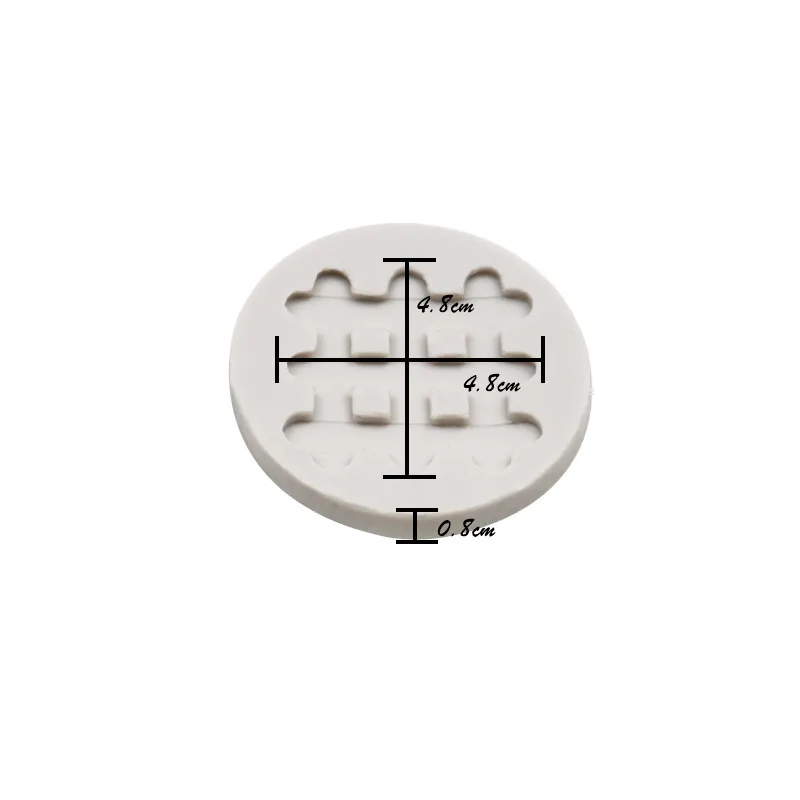 Силиконовая форма в клетку с изображением забора помадки инструмент для