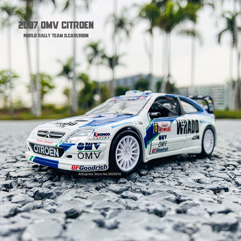 

Модель автомобиля из сплава Bburago 1:32 2007 Omv Citroen World Rally Team D.Carlsson, Коллекционирование подарков, игрушка