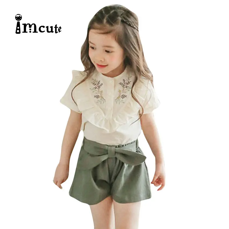 Детские хлопковые шорты для девочек ярких цветов|Шорты| |