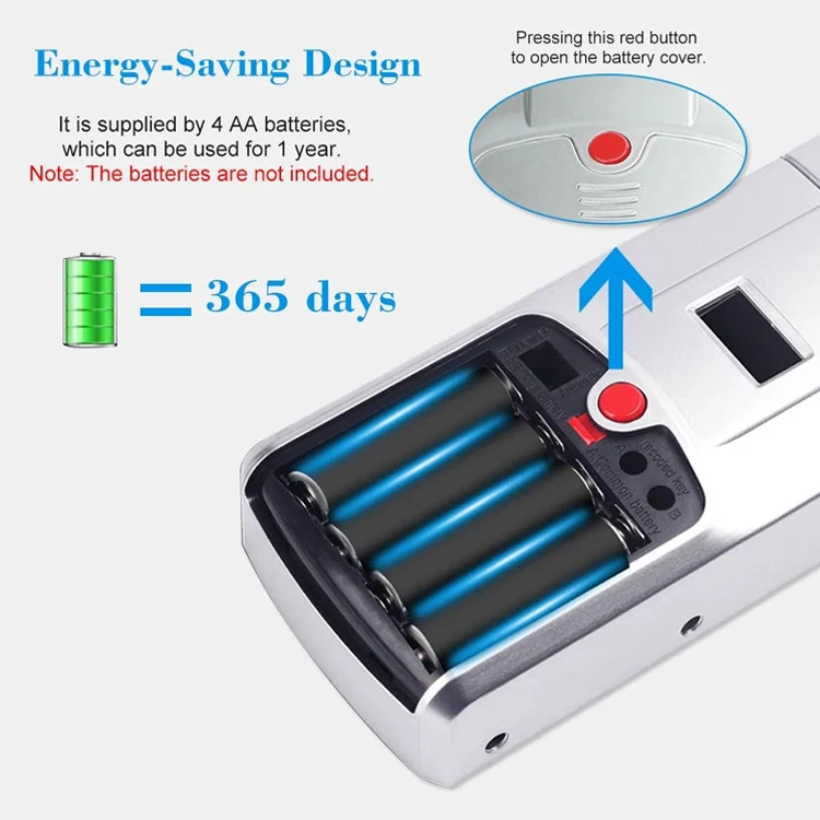 Умный Невидимый электронный дверной замок Wafu 011A беспроводной пульт
