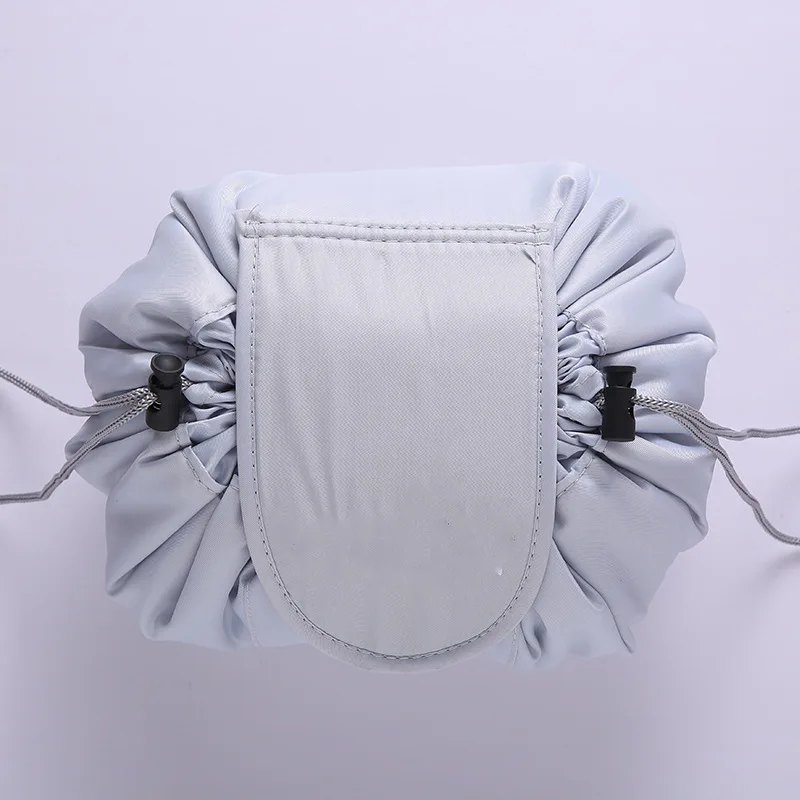Grey Lazy Cometic сумка, легко моющаяся косметичка, сумка для хранения, большая емкость, дорожная сумка, набор туалетных и косметических принадлежностей, коробка для мытья - Цвет: Grey