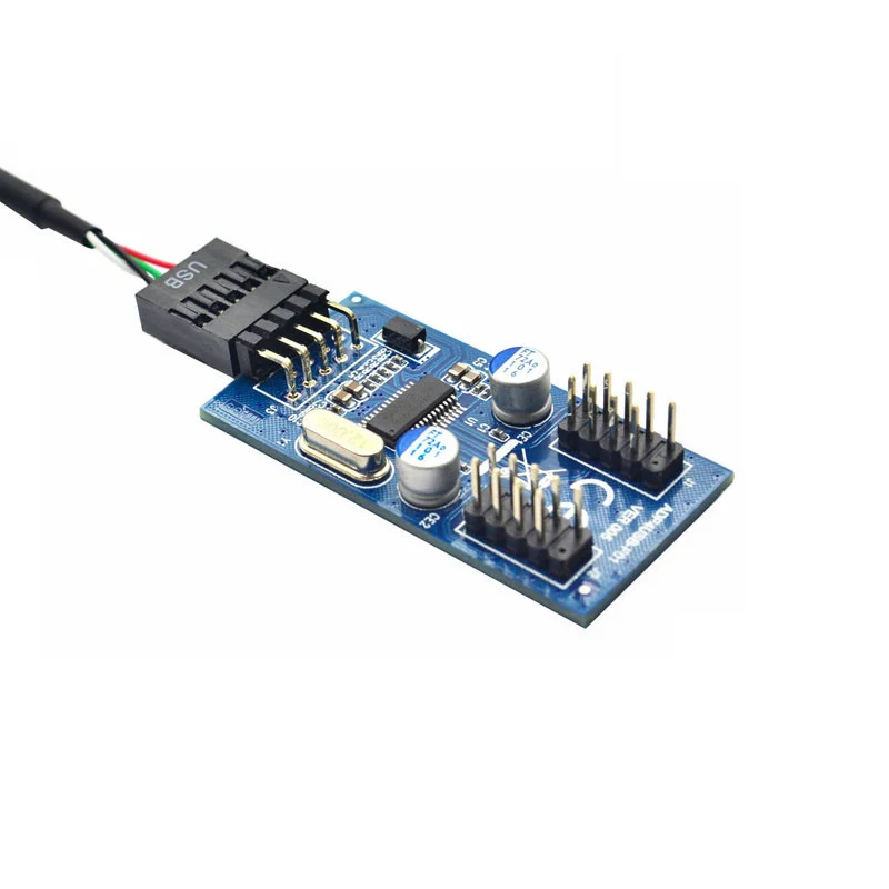 Кабель удлинитель 9 контактный с USB разъемом папа 1 на 2 или 4 разъема