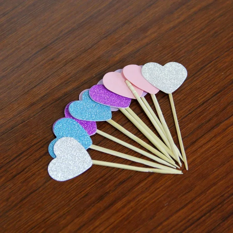 Милая влюбленная подставка для торта на свадьбу красочное сердце вспышка