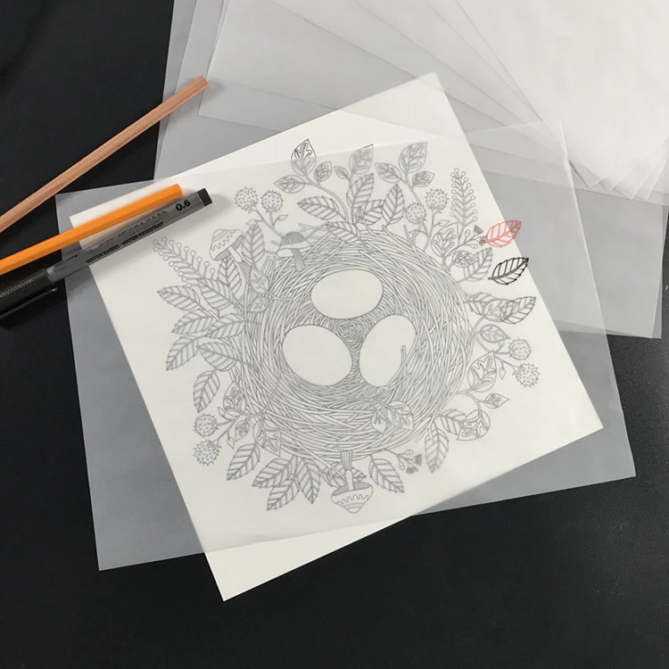 Бумага с серной кислотой формата а4 для декоративных/резиновых