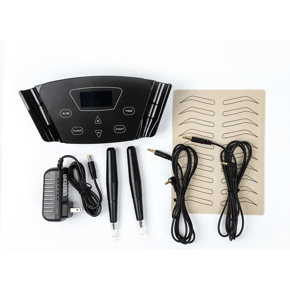 

Automatic low noise machine New Arrival Black Pearl 3.0 PMU Digital Microblading Machine Kit For Eyebrow Tattoo Training