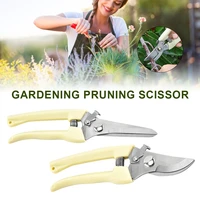 garden pruner stainless steel scissor labor saving spring pruning shear garden tools