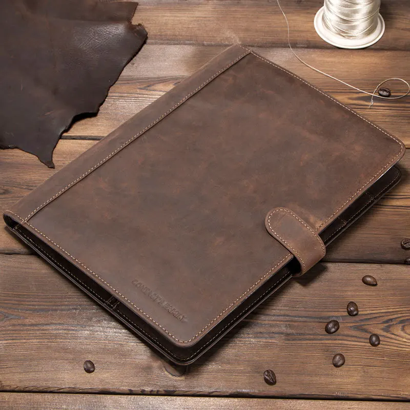 Мужская винтажная Сумка клатч из натуральной кожи Crazy Horse Ipad Pro 10 5/11 дюймов