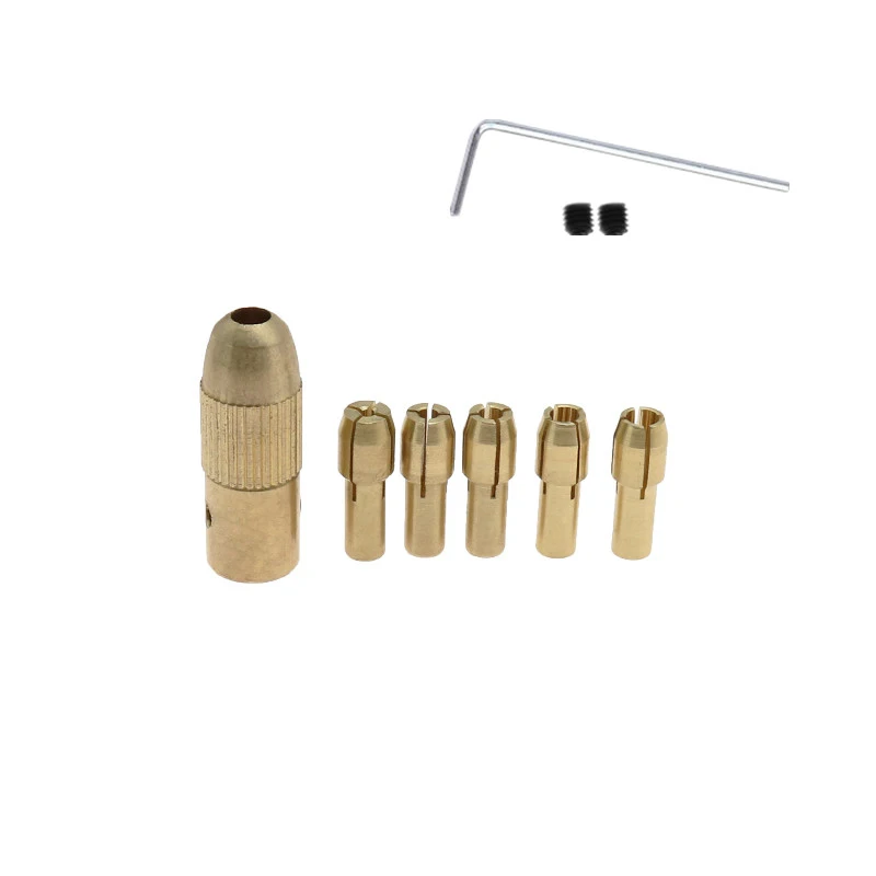 Зажим для патрона круглой ручной дрели 2/2 3/3 17 мм + зажим мини-дрели 0 3-3 2 5 шт./10 шт. |