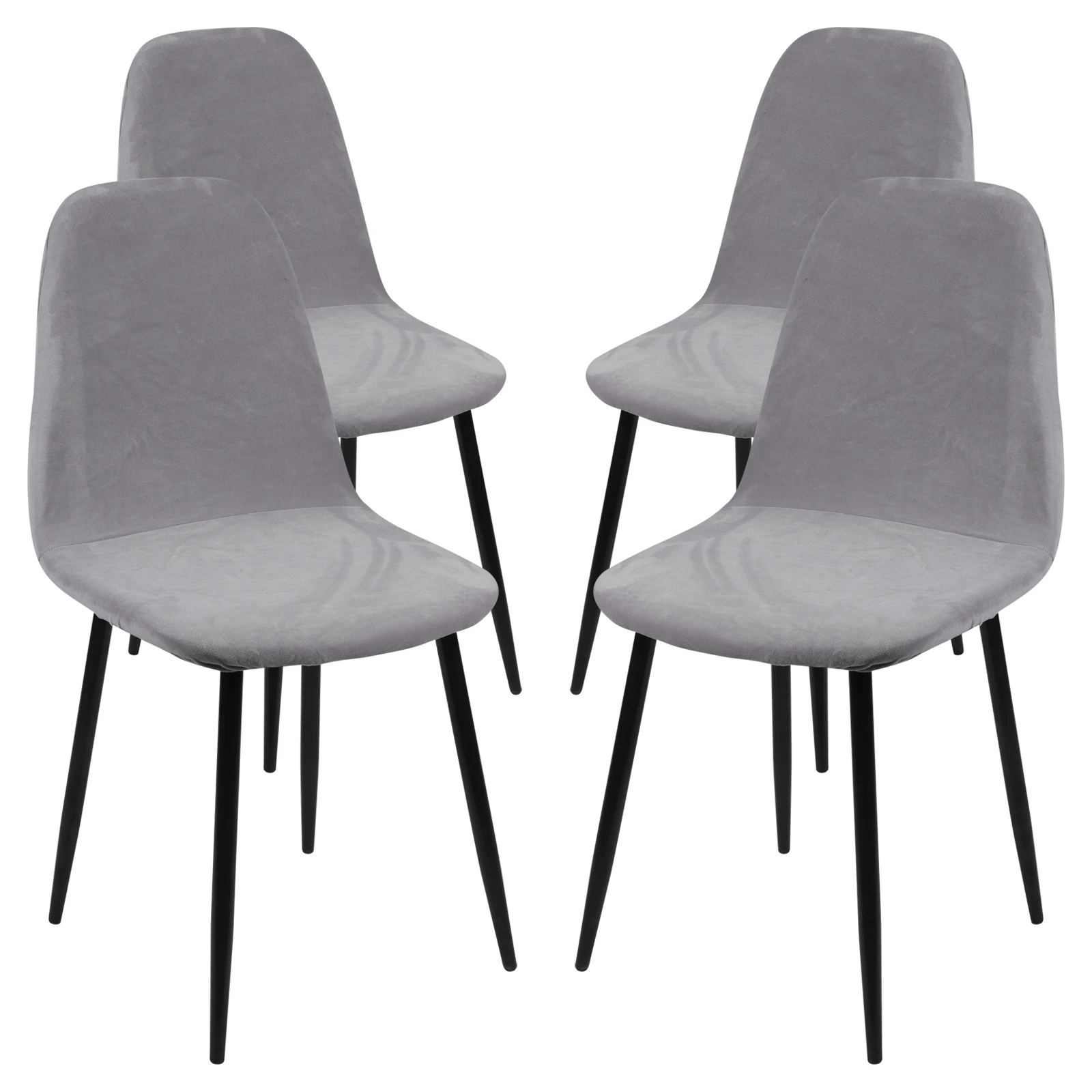 Чехол на сиденья 1/2/4/6 шт. для стула моющийся съемный чехол без подлокотника