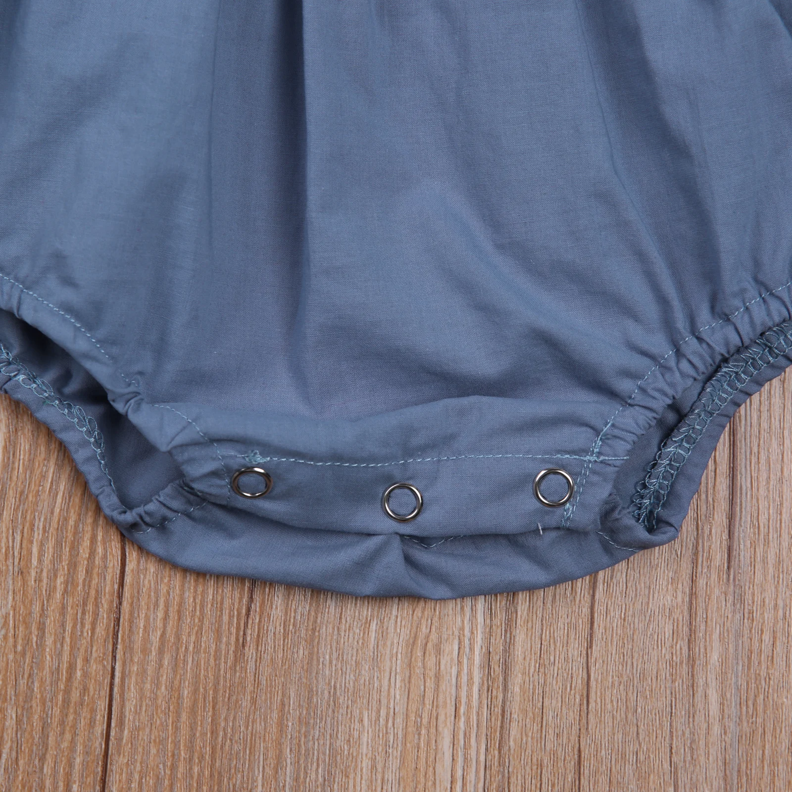 

OPPERIAYA Baby Girls off shoulder solid Jumpsuit Sleeveless Lace-up Sling Bodysuit One-piece Suit for Birthday Party Photography