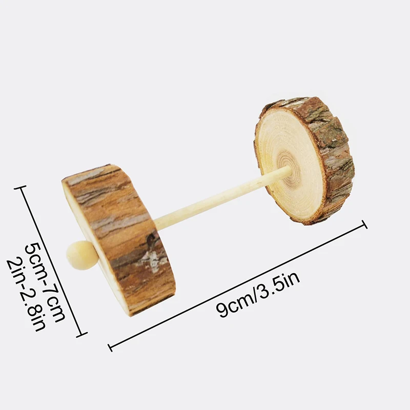 

1PCS Hamster Wooden Chew Versatile Chinchilla Chew Toy Hamster Chew Wood for Rat Small Animal Funny Training Toys