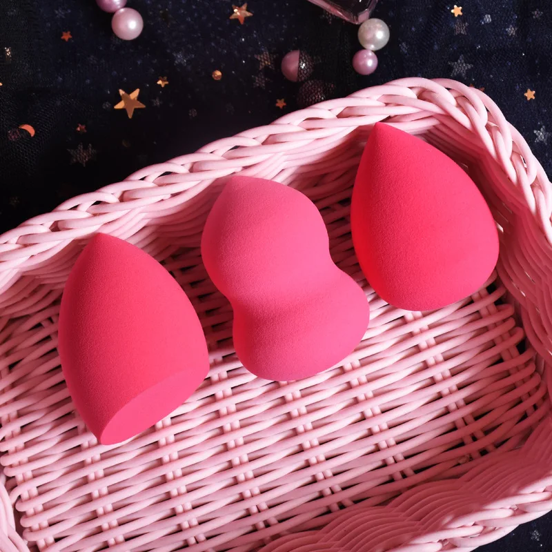 Beauty Set Soft Hydrophilic Makeup Sponge BB Cream Beauty Egg Puff Wet Dry Dual Use Face Foundation Powder Gourd Cosmetic