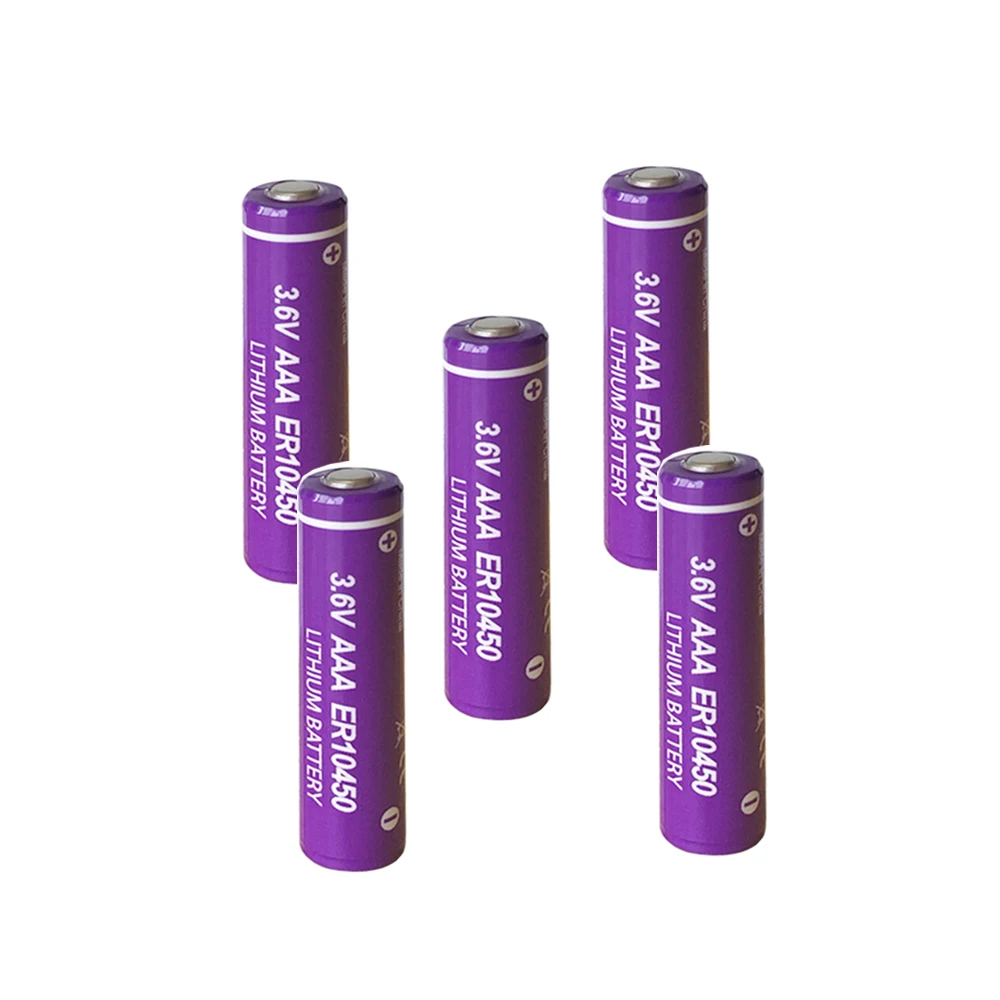 

30PCS PKCELL ER10450 700mah 3.6V AAA lithium battery Li-SCLO2 batteries primary batteries Superior R03P LR03 for counter meter
